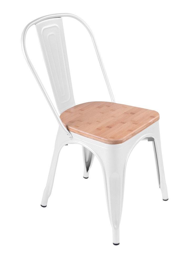 White timber outdoor online chairs