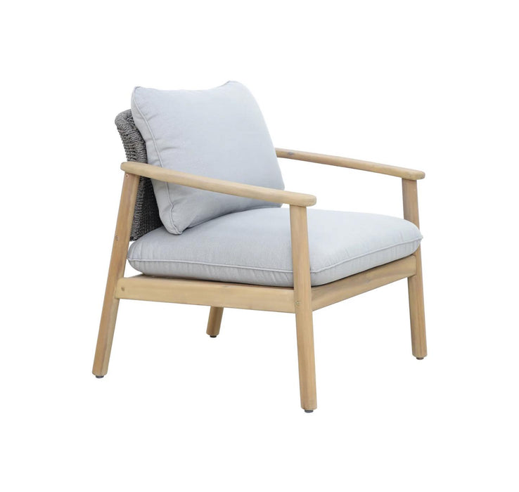 Astrid 4 seat Outdoor Timber and Woven Rope Lounge