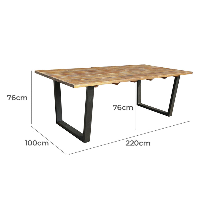 Luisine 2M Industrial Dining Table