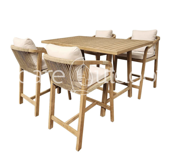 Seychelles 4 Seat Outdoor Bar Set