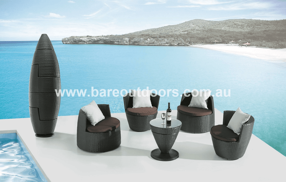 Sorrento 5 pc Outdoor Set - Bare Outdoors